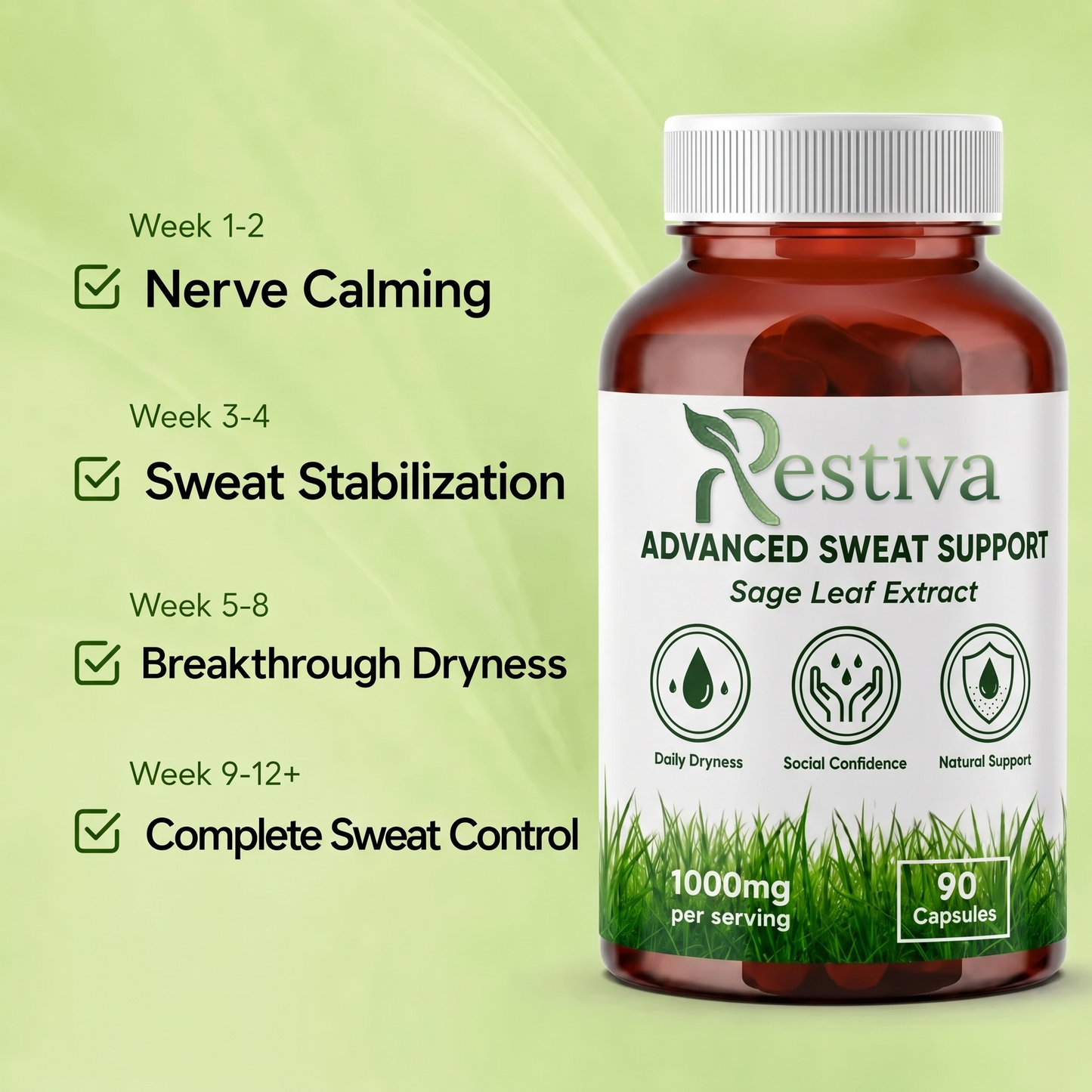 Sage Leaf Extract - Stop Excessive Sweating Naturally