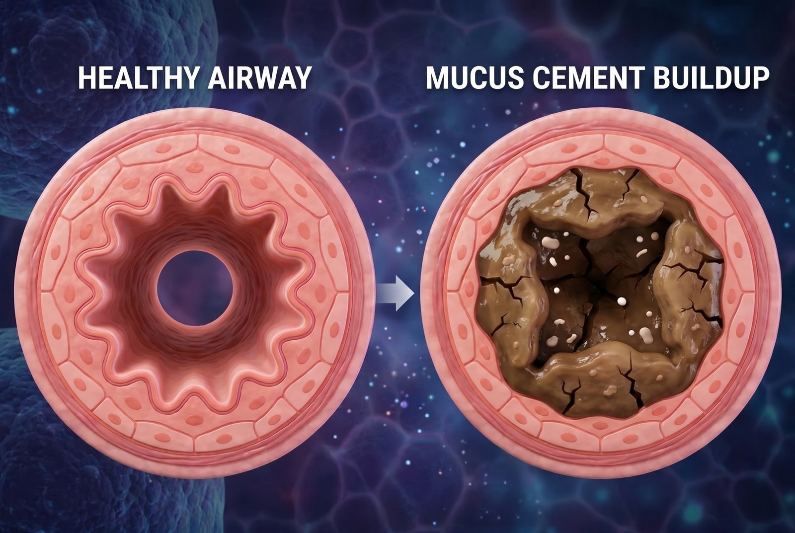 Mucus Cement diagram