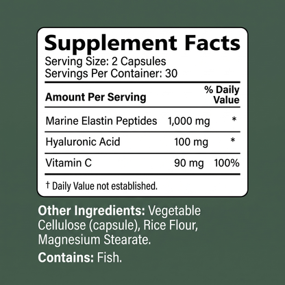 Elastin Peptide Skin Tightening Formula