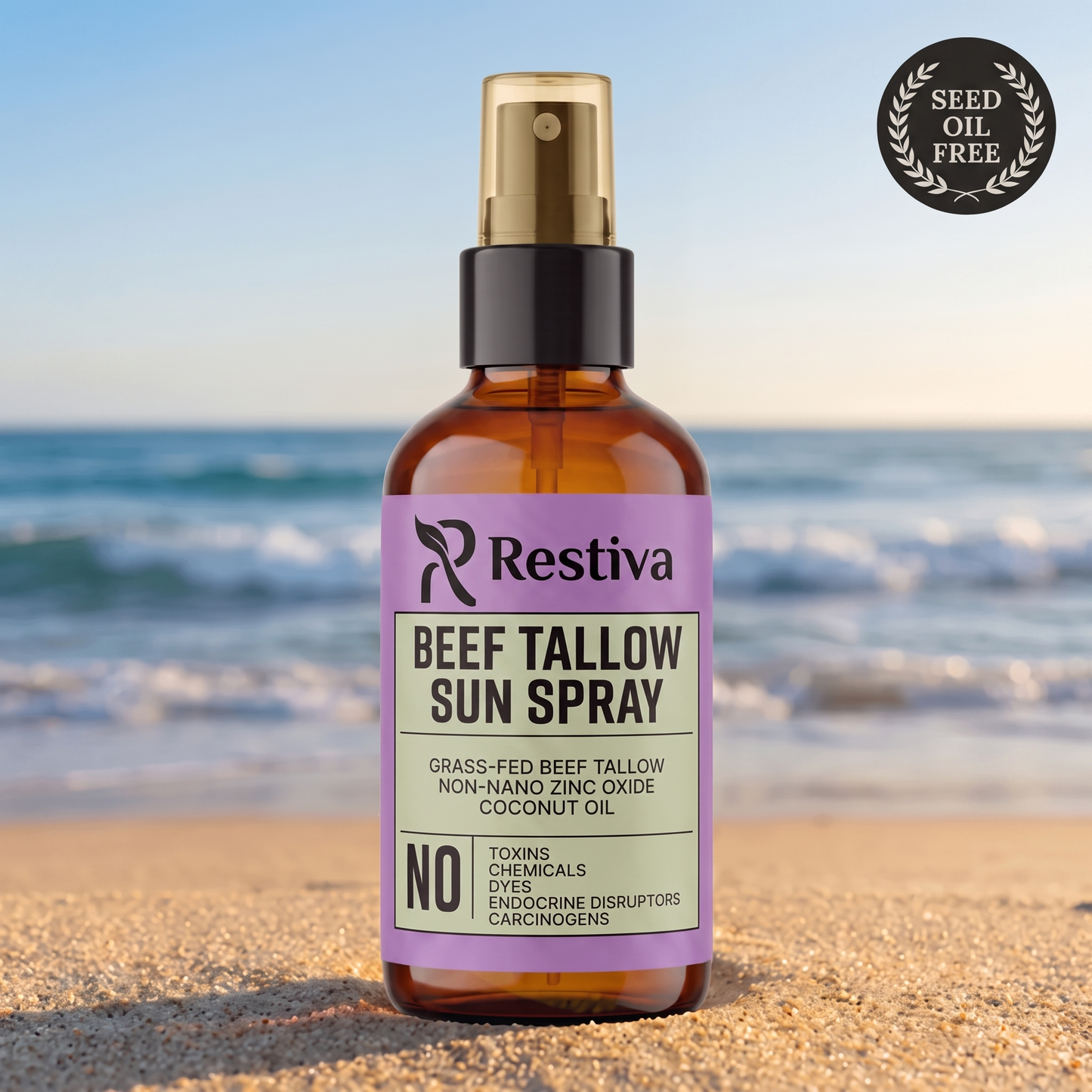 Beef Tallow Mineral Sun Spray